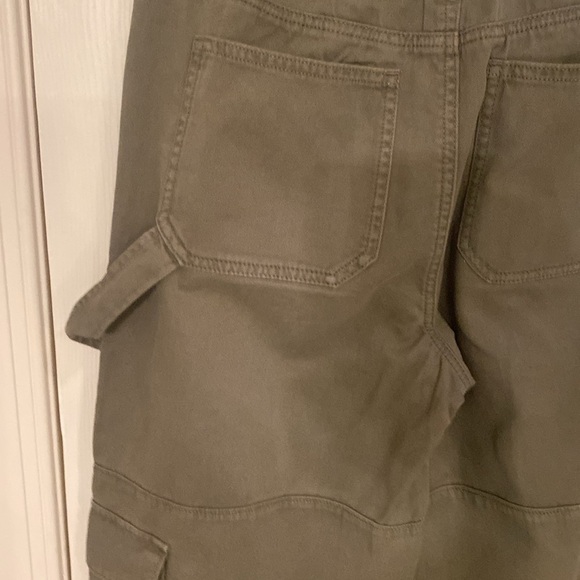 NWOT SO army green cargo high rise pants - Picture 4 of 5